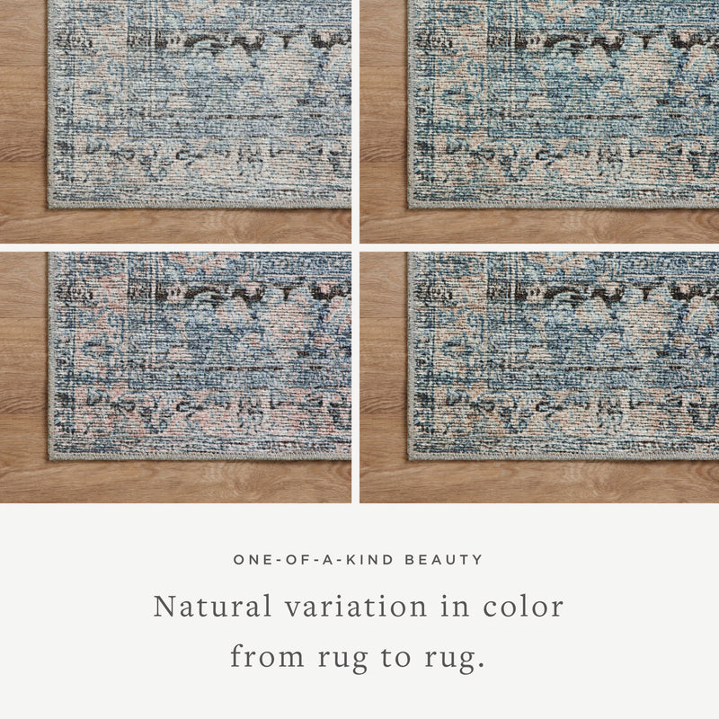 Billie Amber Lewis x Loloi Denim / Blush Runner