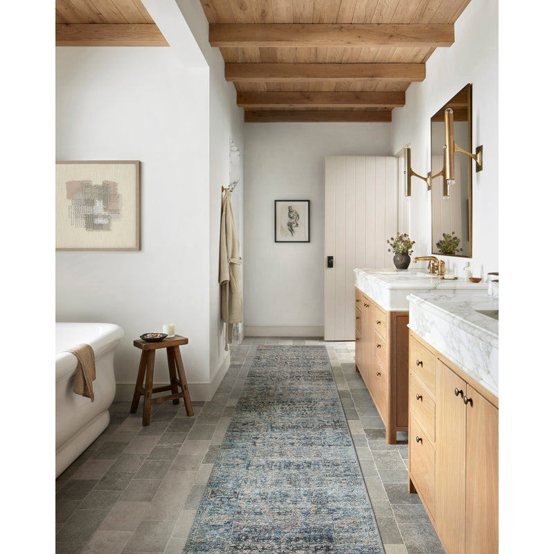 Billie Amber Lewis x Loloi Denim / Blush Rug