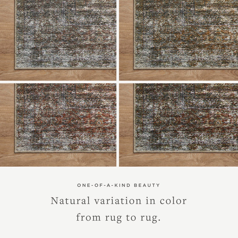 Billie Amber Lewis x Loloi Tobacco Rust Rug