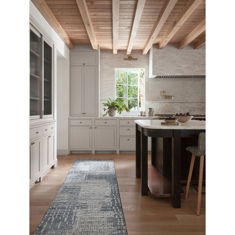 Gwyneth Amber Lewis x Loloi Denim / Sky Hand-Knotted Runner
