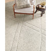 Gwyneth Amber Lewis x Loloi Ivory / Silver Hand-Knotted Rug