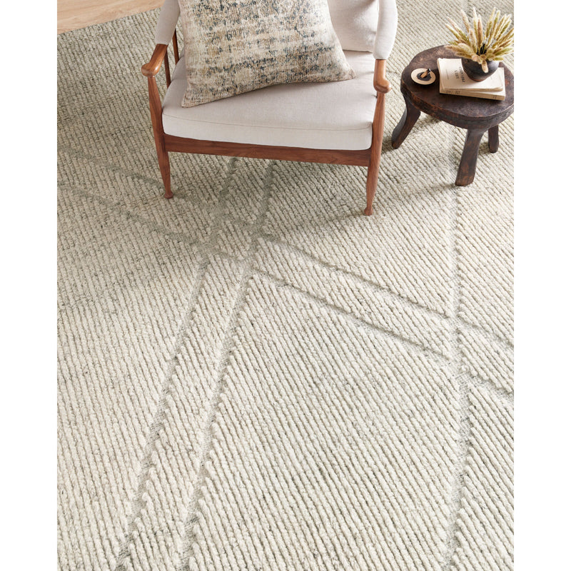 Gwyneth Amber Lewis x Loloi Ivory / Silver Hand-Knotted Rug