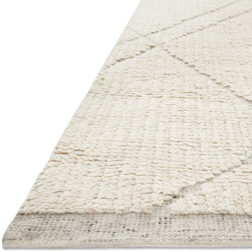 Gwyneth Amber Lewis x Loloi Ivory / Silver Hand-Knotted Rug