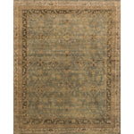 Heirloom Aqua / Terracotta Hand-Knotted Rug