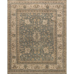 Heirloom Aqua / Stone Hand-Knotted Rug
