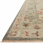 Helena Beige / Rust Hand-Knotted Rug