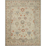 Helena Beige / Rust Hand-Knotted Rug