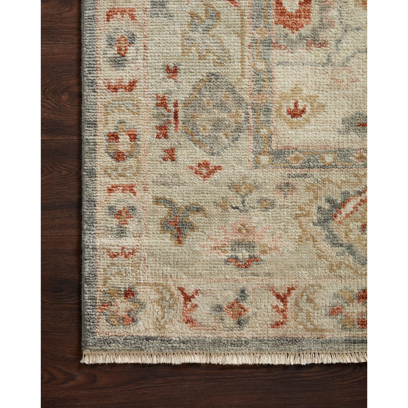 Helena Beige / Rust Hand-Knotted Rug