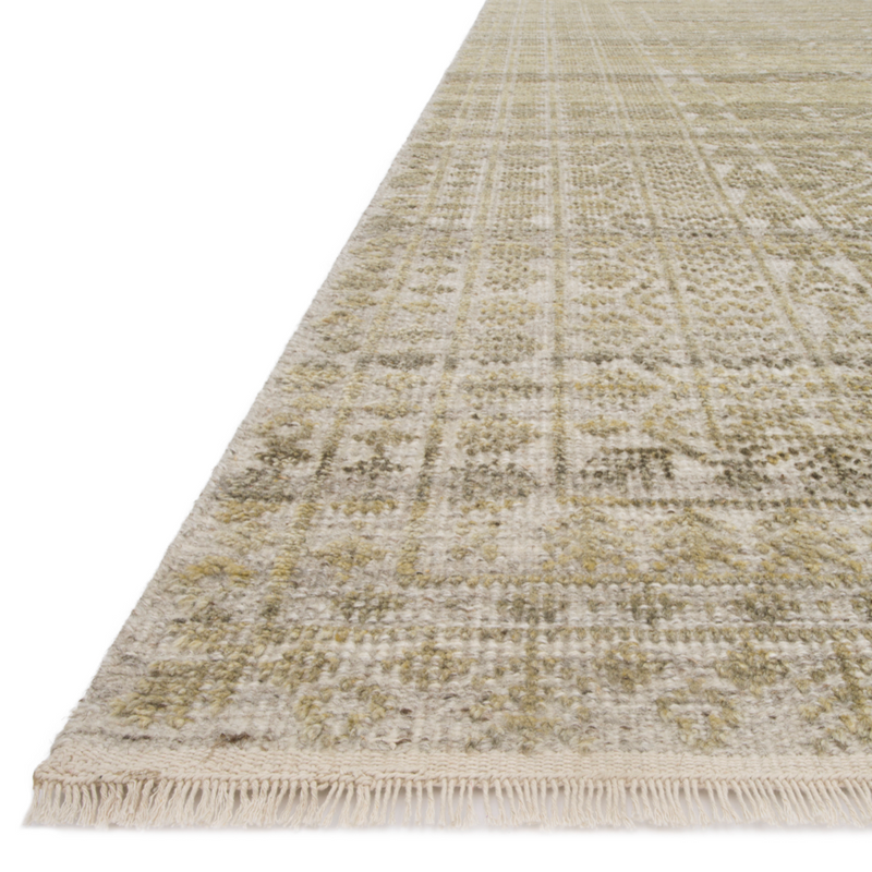 Idris Beige/Straw Hand-Knotted Rug