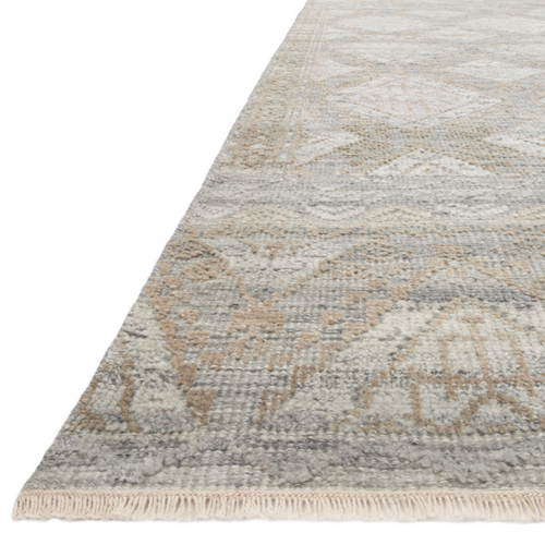 Idris Granite/Sand Hand-Knotted Rug
