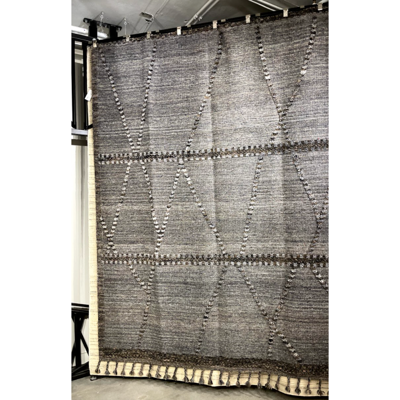 Iman Grey/Multi Hand-Knotted Rug