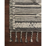 Iman Ivory/Charcoal Hand-Knotted Rug