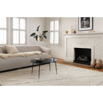 Iman Ivory / Light Grey Hand-Knotted Rug