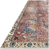 Jules Chris Loves Julia x Loloi Merlot / Multi Rug