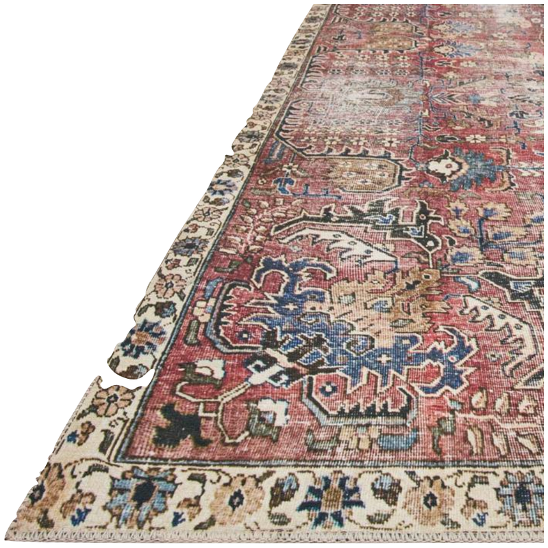 Jules Chris Loves Julia x Loloi Merlot / Multi Rug