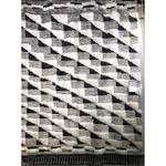 Khalid Natural/Black Hand-Knotted Rug