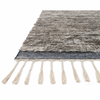 Khalid Pewter/Ink Hand-Knotted Rug