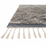 Khalid Pewter/Ink Hand-Knotted Rug