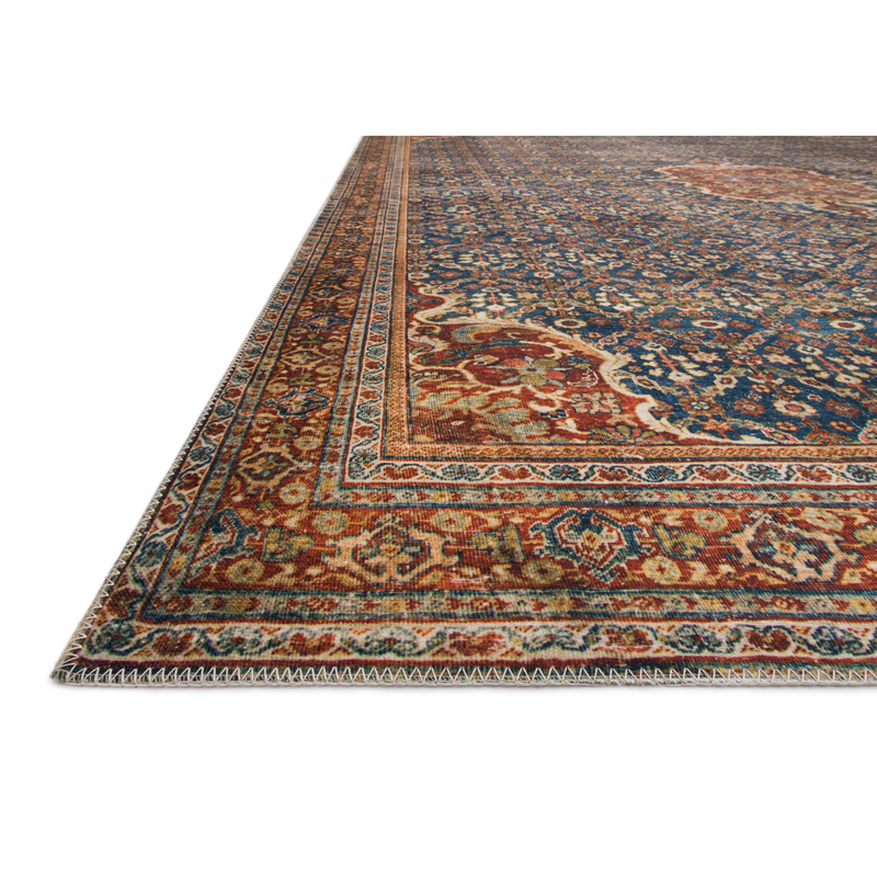 Layla Blue/Spice Rug