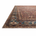Layla Brick/Blue Rug