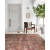 Layla Brick/Blue Rug
