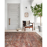 Layla Brick/Blue Rug