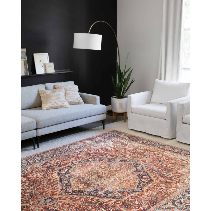 Layla Red/Navy Rug