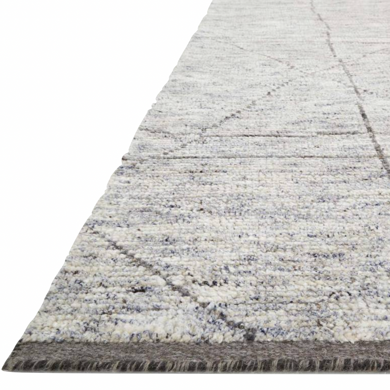 Tribeca Slate/Grey Hand-Knotted Rug