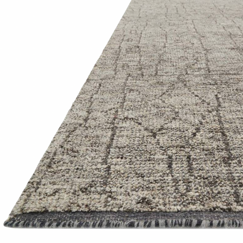 Tribeca Smoke/Grey Hand-Knotted Rug