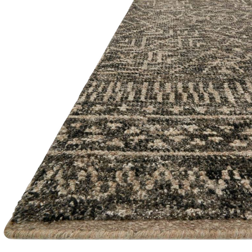 Tribeca Charcoal/Taupe Hand-Knotted Rug