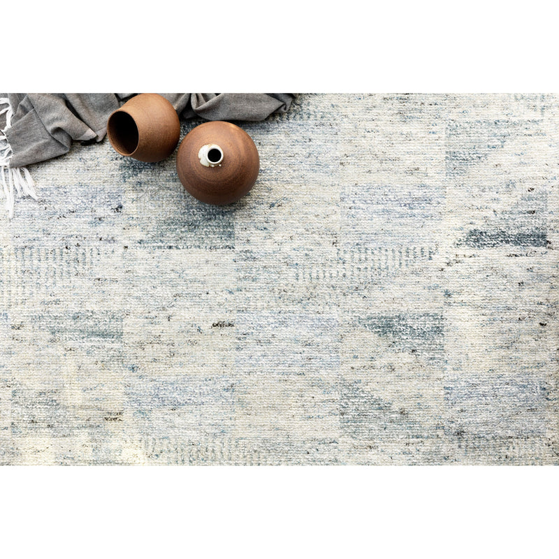 Tribeca Light Blue Hand-Knotted Rug