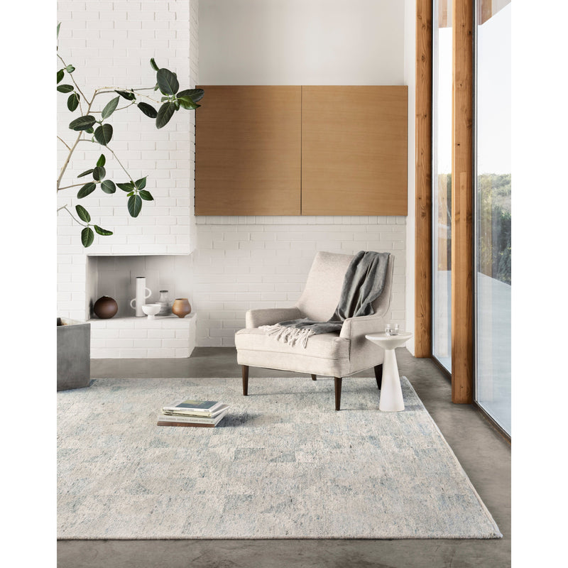 Tribeca Light Blue Hand-Knotted Rug