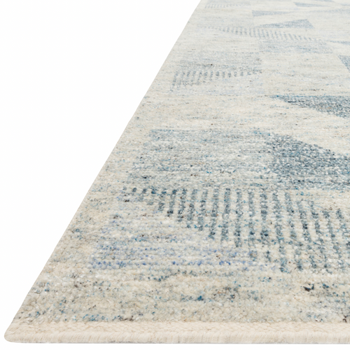 Tribeca Light Blue Hand-Knotted Rug
