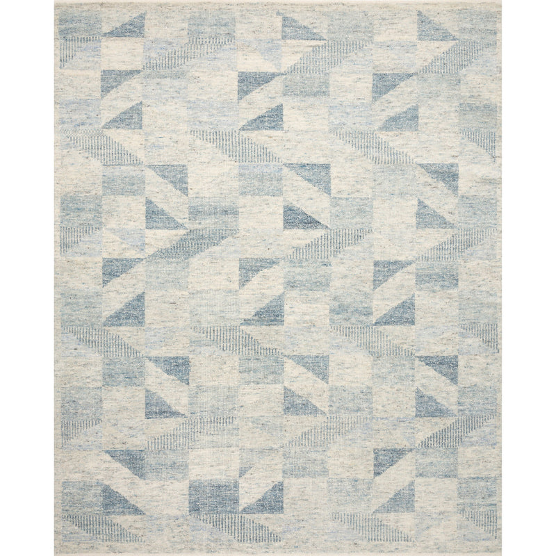 Tribeca Light Blue Hand-Knotted Rug
