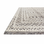 Ollie Grey/Ivory Hand-Knotted Rug