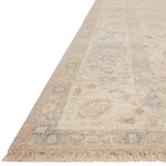 Priya Natural / Blue Rug