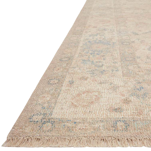 Priya Natural / Blue Rug