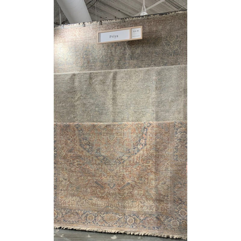 Priya Ivory / Grey Rug