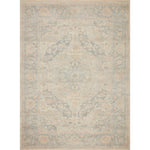 Priya Bone / Bluestone Rug