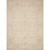Priya Natural / Blue Rug