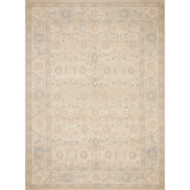 Priya Natural / Blue Rug