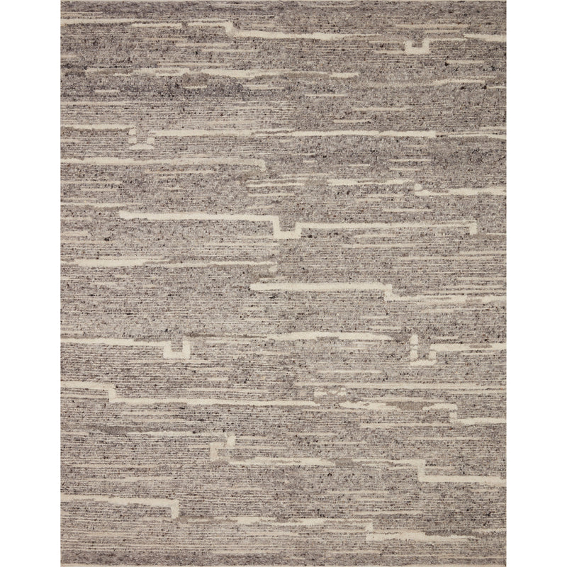 Ryan Charcoal / Ivory Hand-Knotted Rug