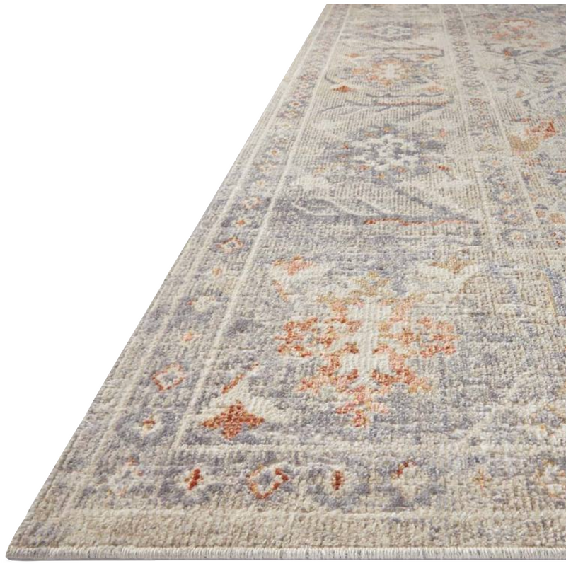 Rosemarie Chris Loves Julia x Loloi Oatmeal / Lavender ROE-05 Rug