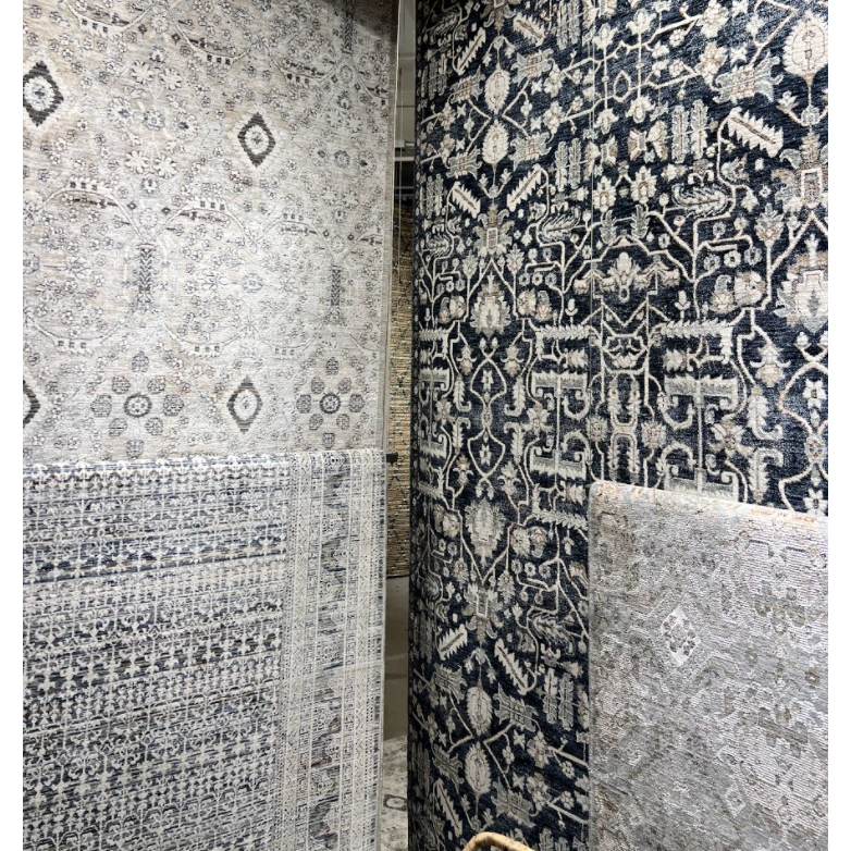Zuma Amber Lewis x Loloi Silver / Sky Rug