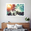 Vintage Style Palm Trees Wall Art