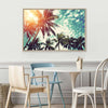 Vintage Style Palm Trees Wall Art