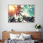 Vintage Style Palm Trees Wall Art