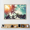 Vintage Style Palm Trees Wall Art