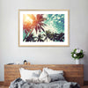 Vintage Style Palm Trees Wall Art