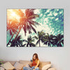 Vintage Style Palm Trees Wall Art